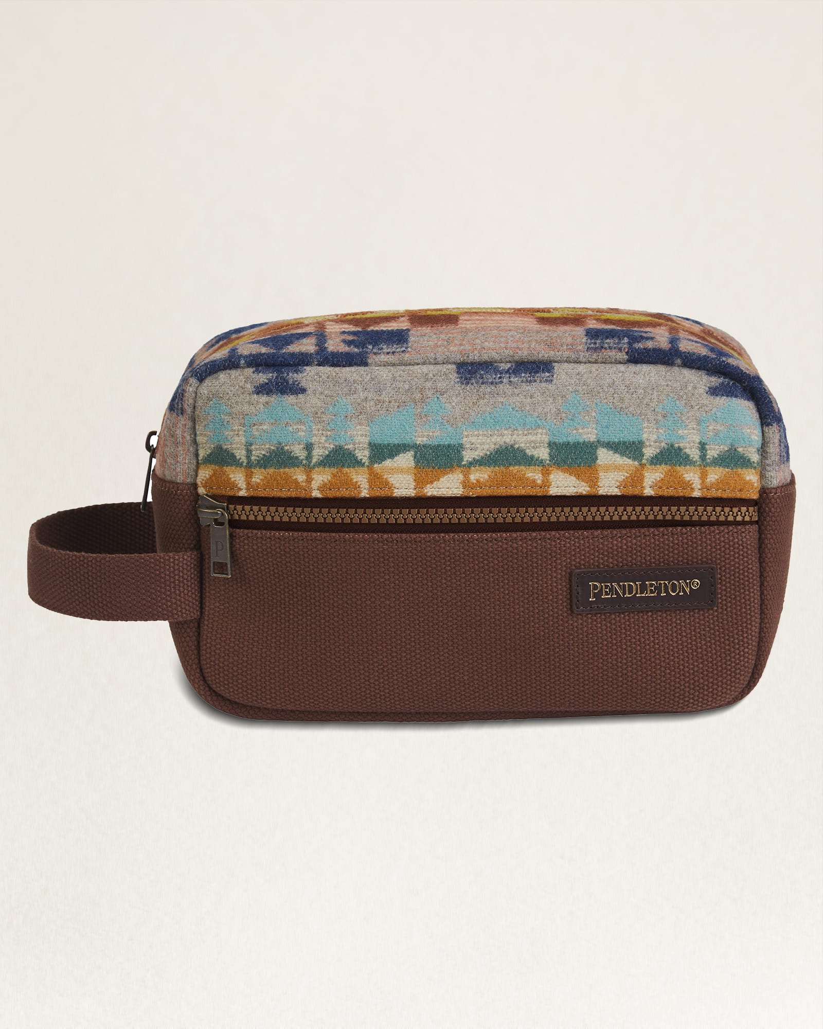 DESERT DAWN WOOL/LEATHER CARRYALL POUCH